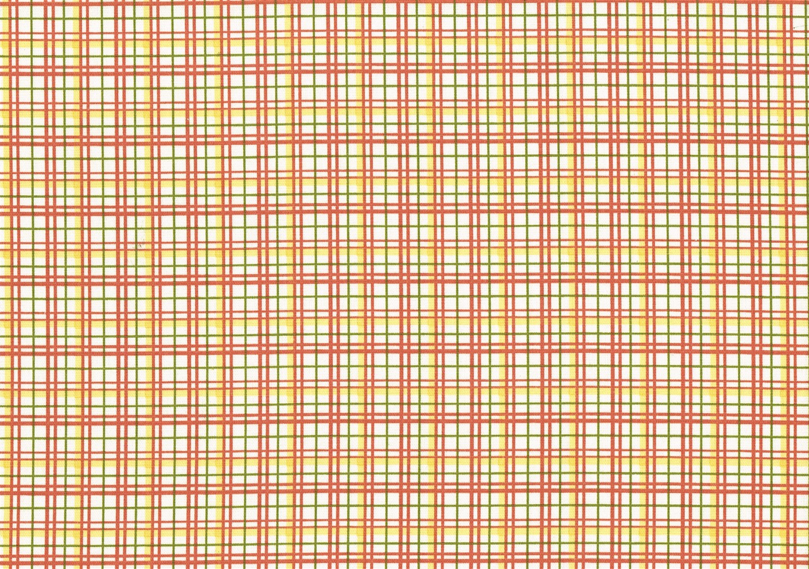 Richloom Fabric Salmon Beige Green Yellow Plaid  Cotton Drapery Upholstery 