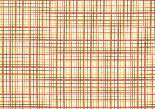 Richloom Fabric Salmon Beige Green Yellow Plaid  Cotton Drapery Upholstery 