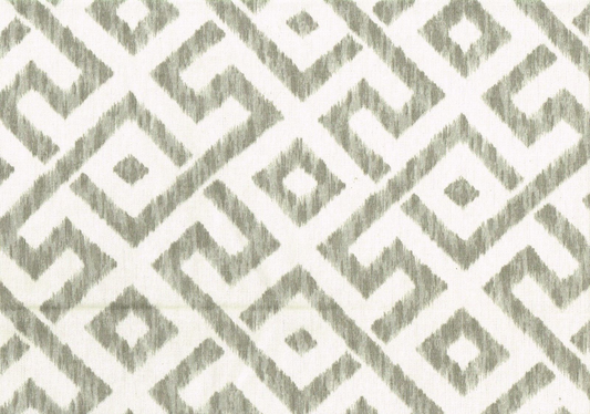5 Yds Mill Creek Fabric Harkin Pearl Gray Print Cotton Drapery Upholstery