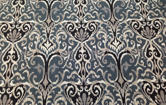 3 Yds Magnolia Home Fabric  Winchester Midnight Cotton Print Drapery Upholstery