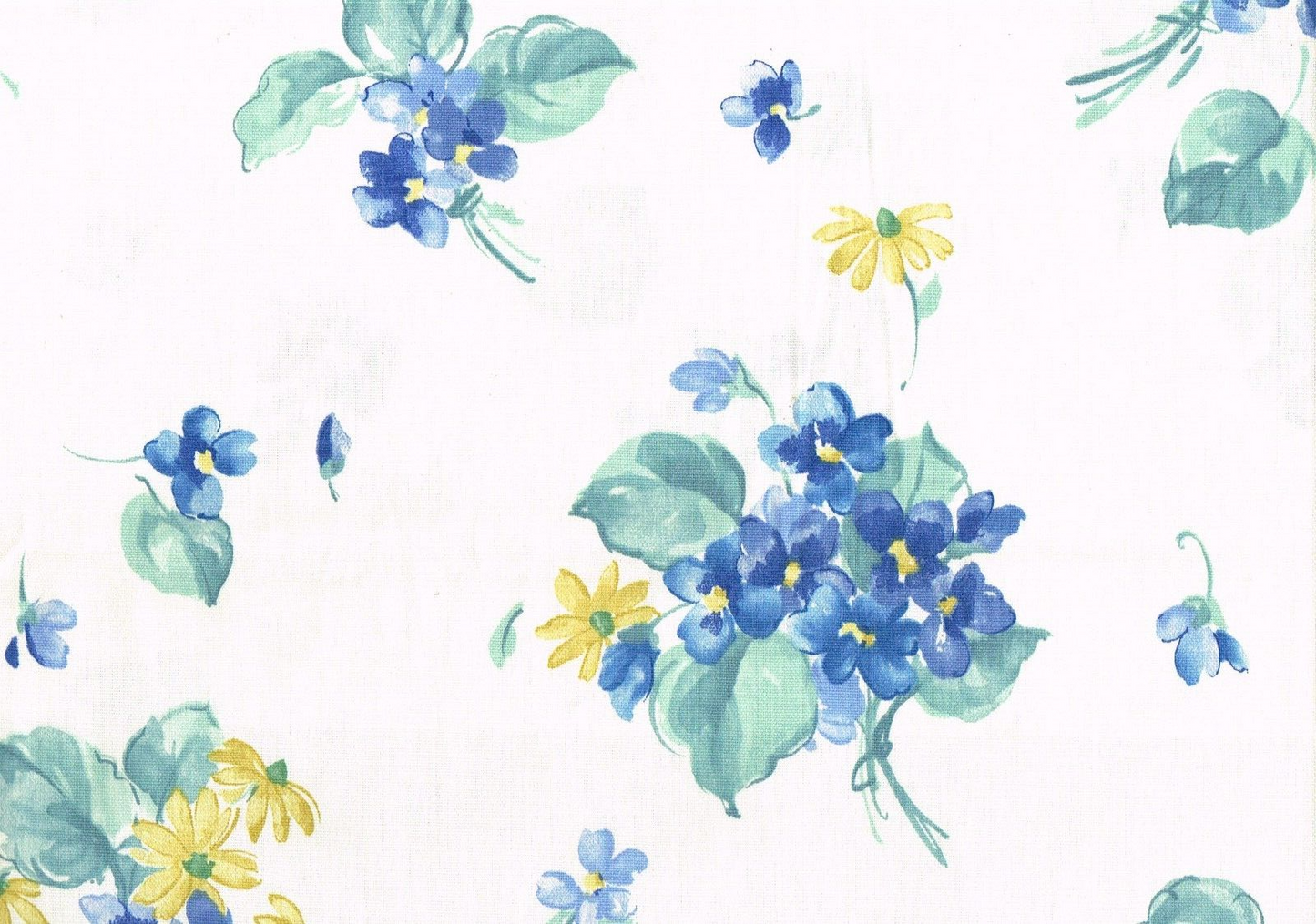 5 Yds Waverly Fabric Viola  Cotton  Drapery Upholstery