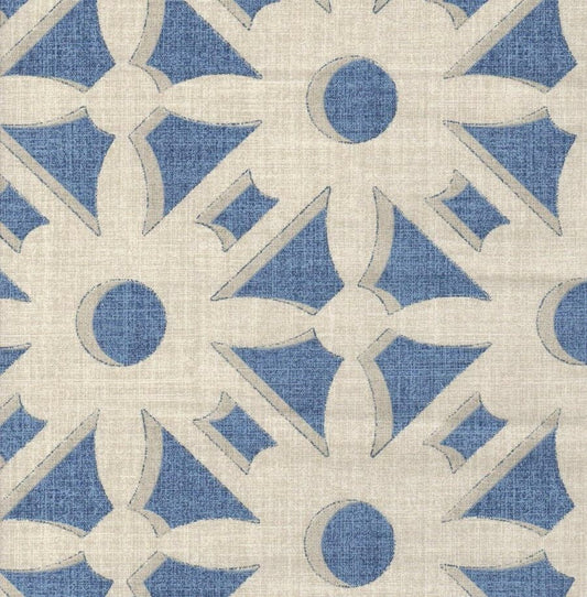 Magnolia Home Fabric Nola Yacht  Cotton Duck  Print  Drapery Upholstery 