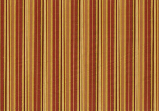 4 Yards Richloom Fabric Cinnamon Gold Stripe  Drapery Upholstery