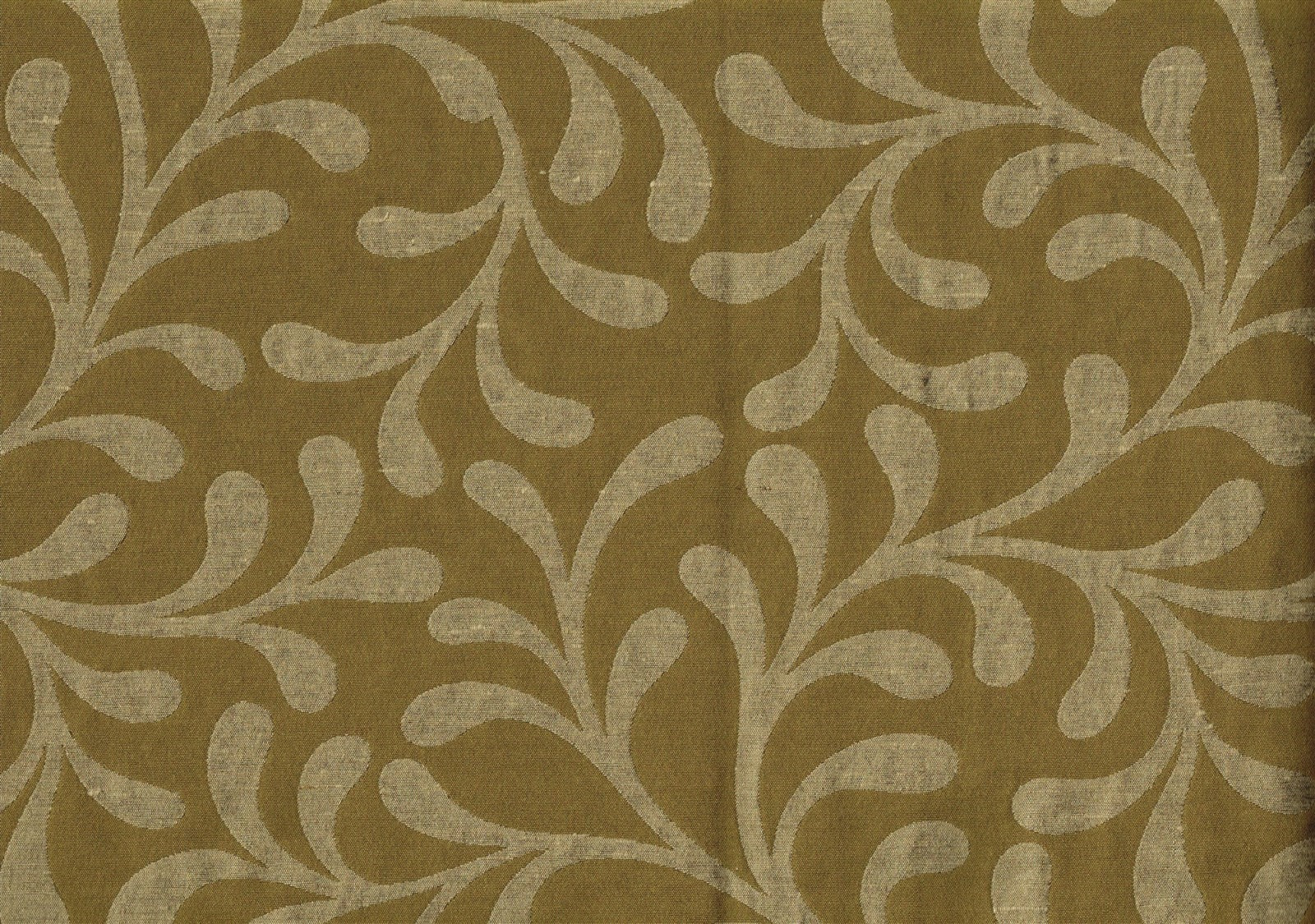 Robert Allen Fabric Elegant Flair Praline Scroll Drapery Upholstery 