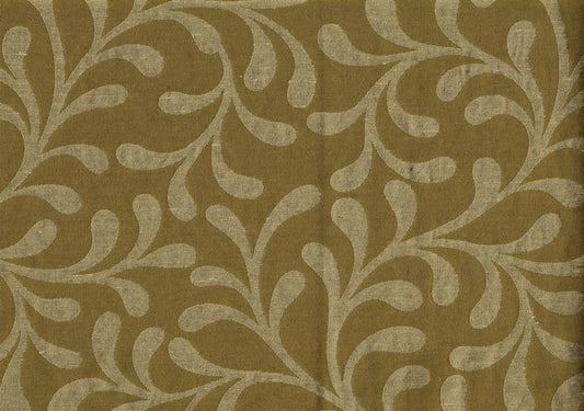 Robert Allen Fabric Elegant Flair Praline Scroll Drapery Upholstery 