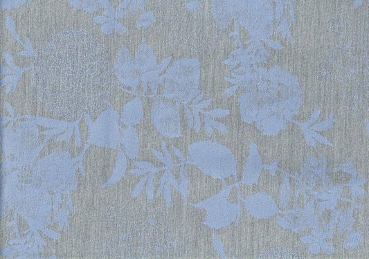 5 Yds Sunbrella Fabric  Robin Egg Blue Brown  Woven Acrylic   Upholstery