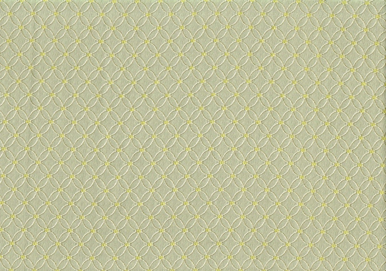 Waverly Fabric On the Web Platinum Green Yellow  Woven  Drapery Upholstery  