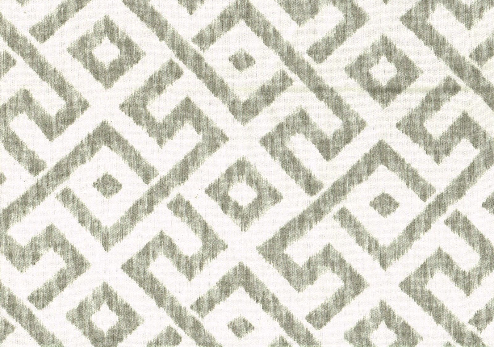 5 Yds Mill Creek Fabric Harkin Pearl Gray Print Cotton Drapery Upholstery