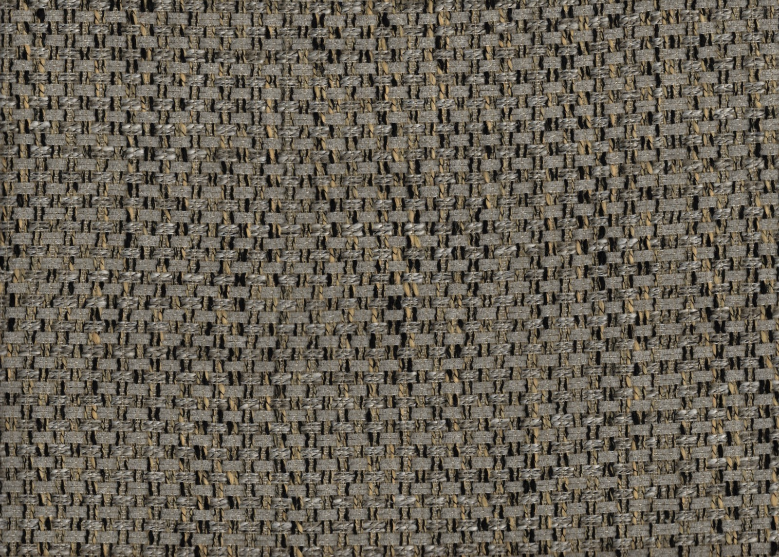 Designer Fabric Hemp Sterling Beige Black Gold Upholstery