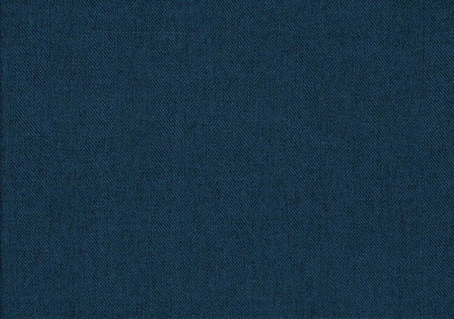 Designer Fabric Blue Herringbone Polyester Drapery Upholstery
