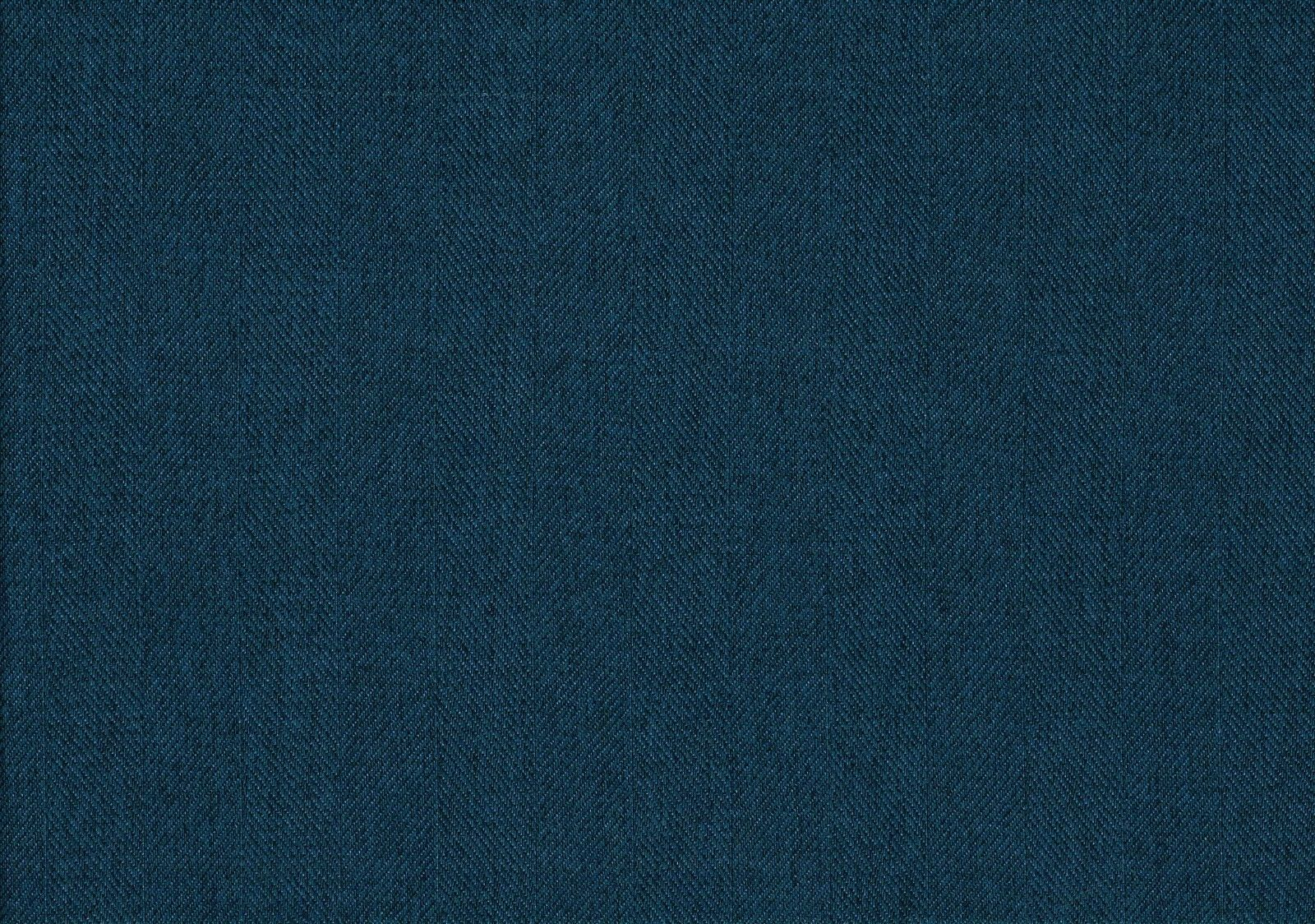 Designer Fabric Blue Herringbone Polyester Drapery Upholstery