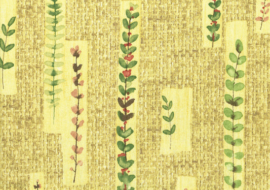 Covington Fabrics Yellow Green Red Brown  Cotton Drapery Upholstery