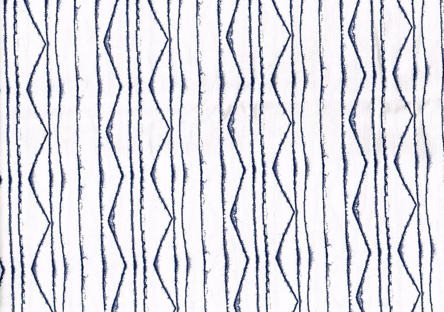 5 Yds  Mill Creek  Fabric Nate Berkus Navy White Stripe Drapery Upholstery