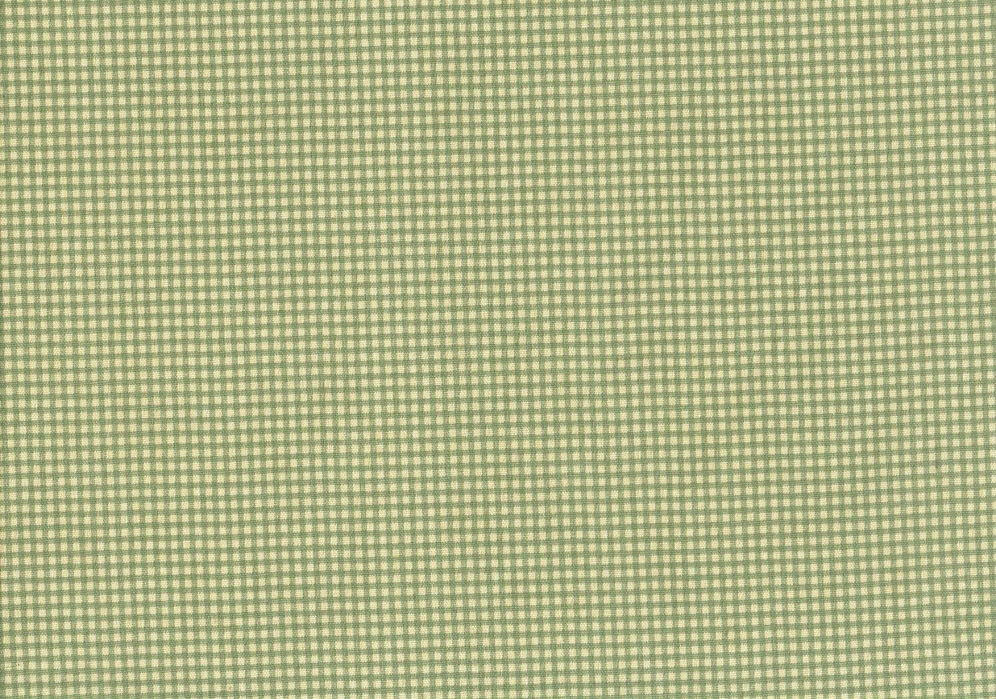 Designer Fabric Green  Check Cotton  Drapery Upholstery 