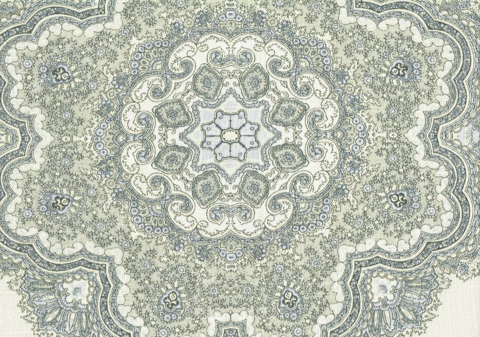 Home Accent Fabric Casablanca Pearl Cotton Gray Light Gray Drapery Upholstery 