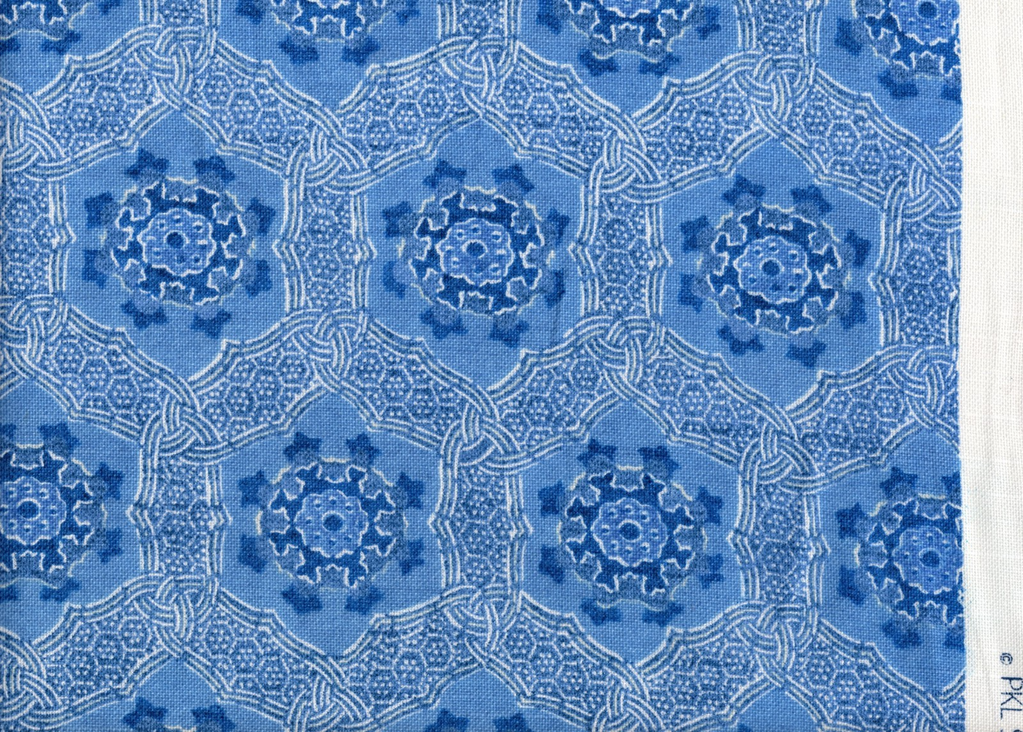 P/K Lifestyles Fabric Skylark Bluebird Drapery Upholstery