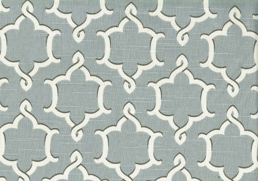  Home Accent Fabric Medina Pearl  Cotton Drapery Upholstery 