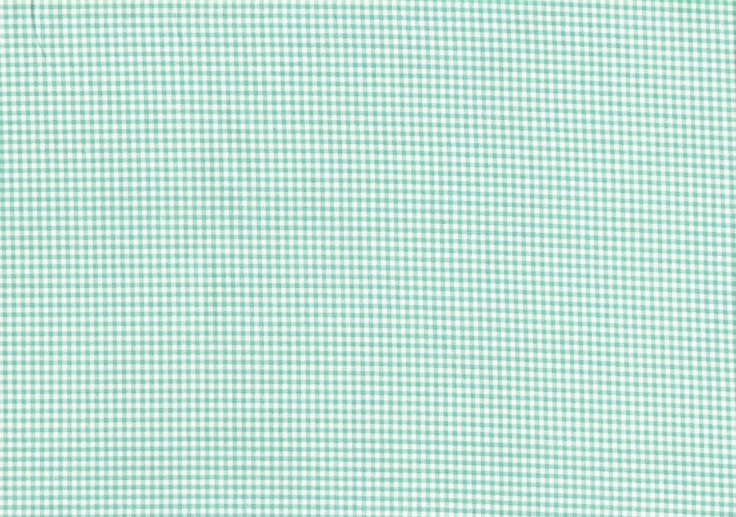 Designer Fabric Aqua Small Check 100% Cotton Drapery Upholstery 
