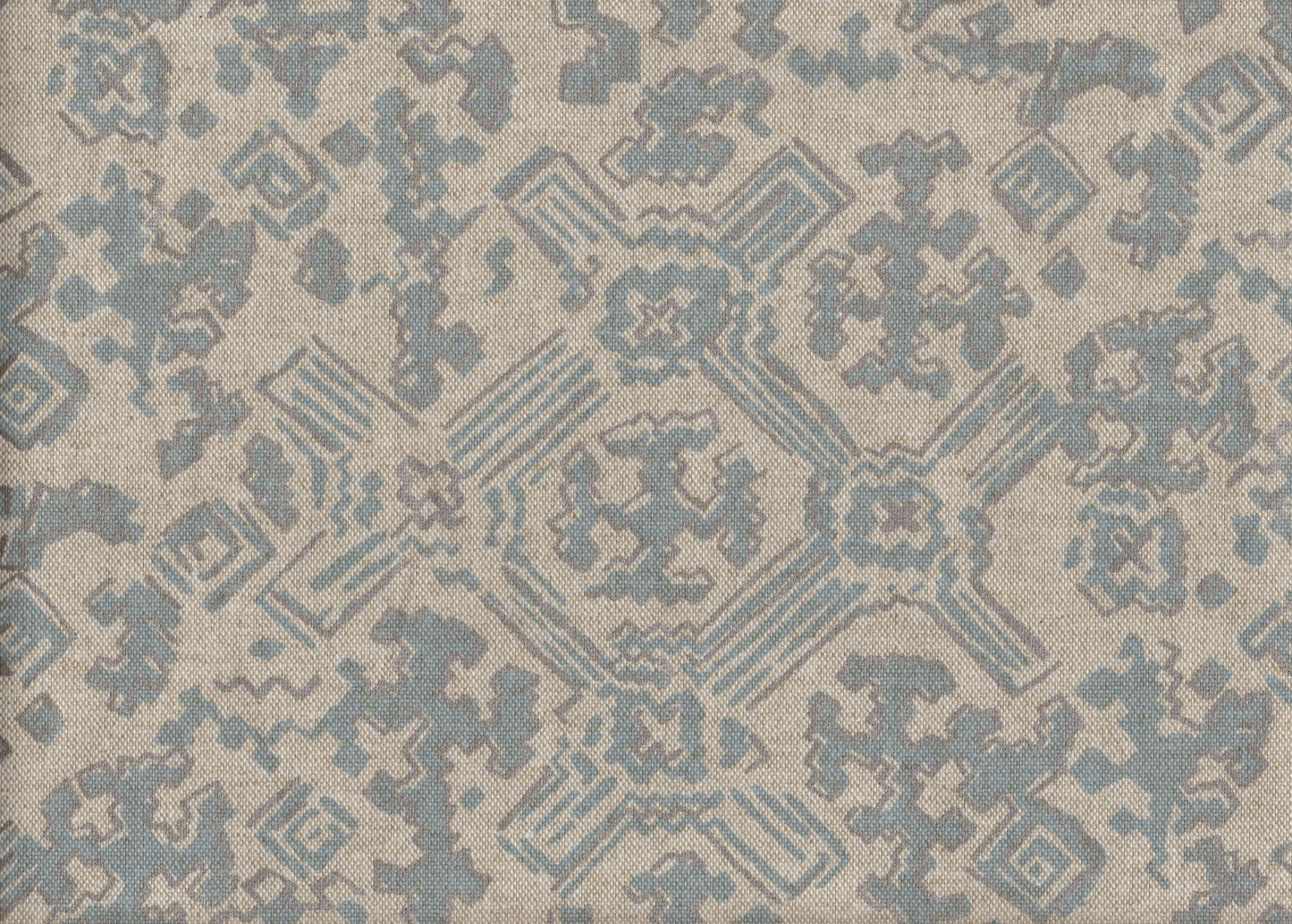 2.75 Yds Lacefield Fabric Nomaden Swedish Blue  Drapery Upholstery