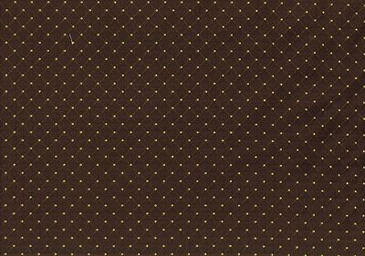 Designer Fabric Dover Brown Green Dot  Drapery Upholstery 