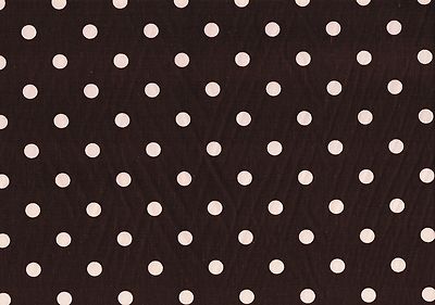 Braemore Brown  Pink Dots Drapery Upholstery Cotton 