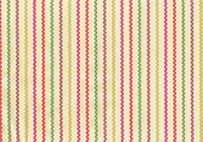Designer Fabric  Gold Lavender Green Coral Pink Cotton Drapery Upholstery 