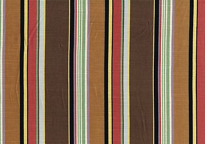 EC MIlls Fabric Jay Yang  Dhaka  Brown Linen Blend Drapery Upholstery  
